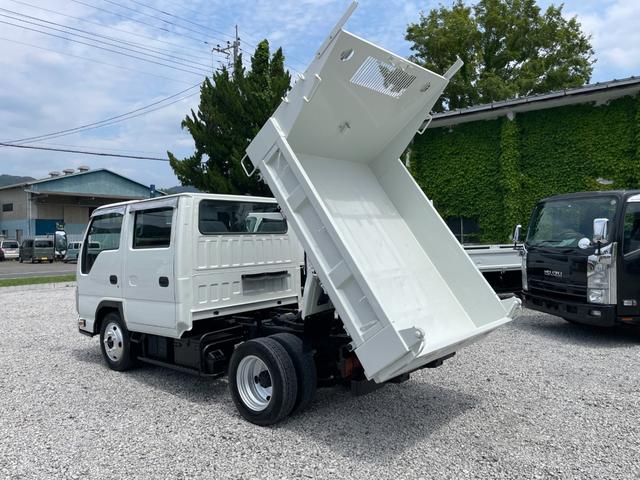 ISUZU ELF TRUCK DOUBLE CAB FULLFLATLOW DUMP