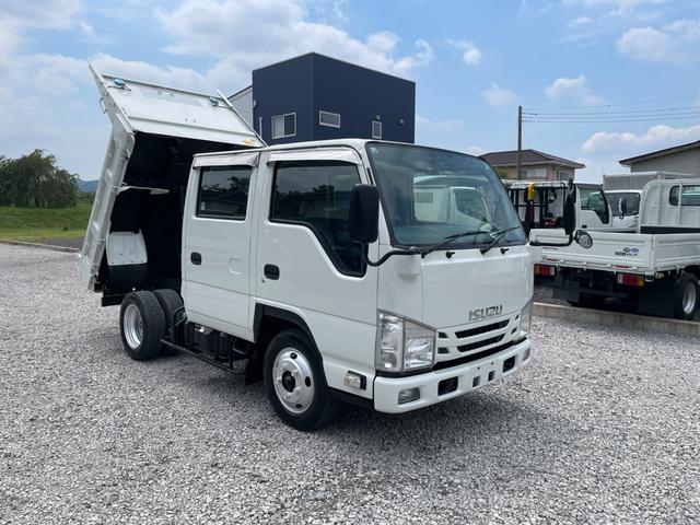 ISUZU ELF TRUCK DOUBLE CAB FULLFLATLOW DUMP