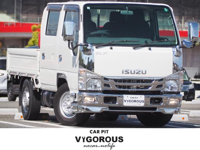 ISUZU ELF TRUCK DOUBLE CAB FLATLOW