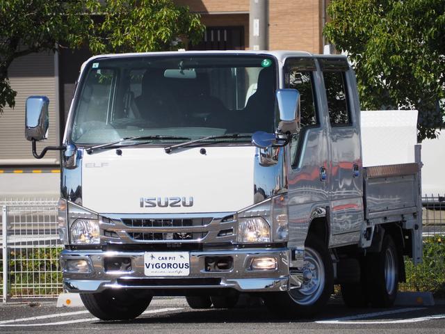 ISUZU ELF TRUCK DOUBLE CAB FLATLOW