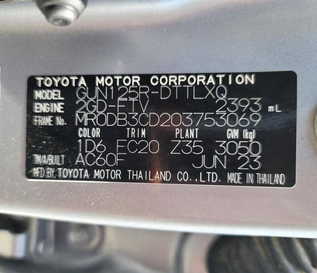 2023 TOYOTA HILUX TOYOTA HILXU